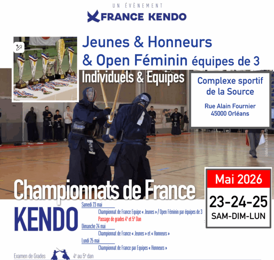 Les Championnats de France de Kendo 2026